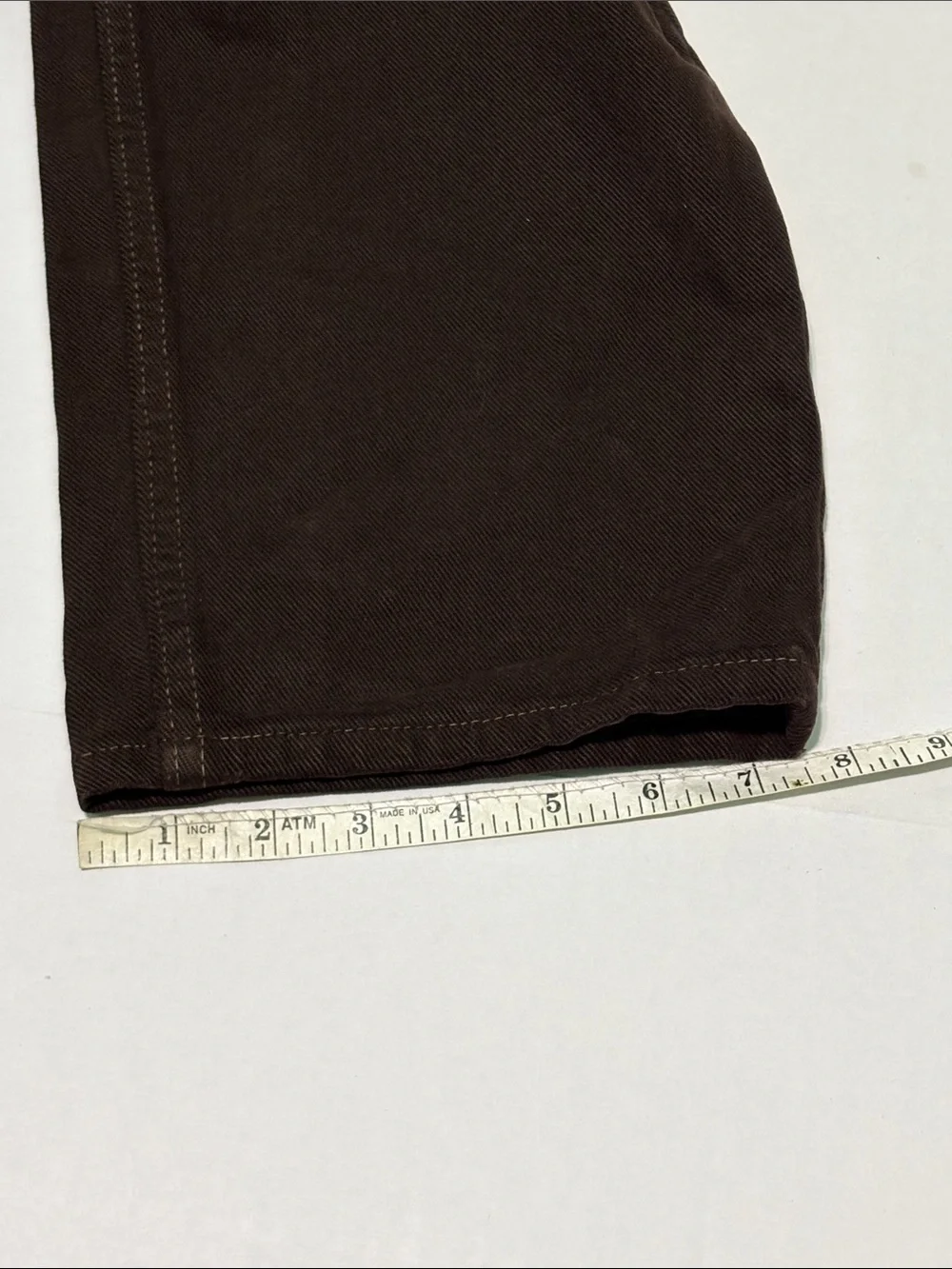 Levi’s 554 Men’s Vintage Size 31 X 36 Relaxed Fit Straight Leg Brown Jeans